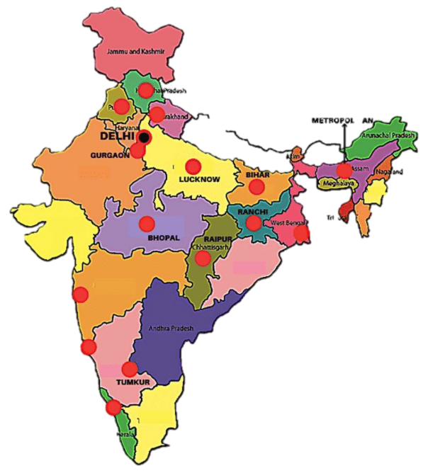 Image depicting FRS office locations across India